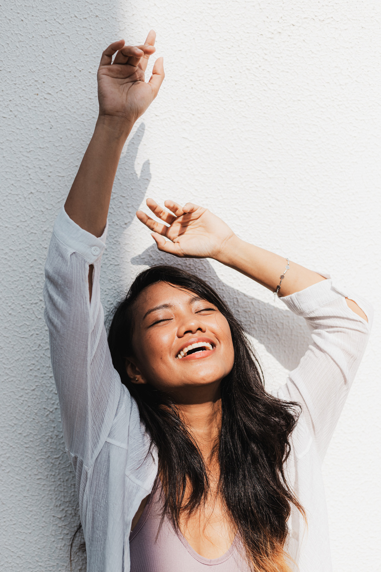 Portrait of a Happy Young Woman
